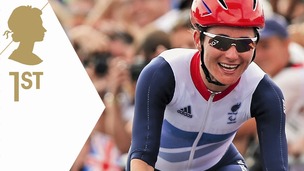 Sarah Storey gold medal stamp