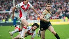 St Helens score try against Wigan Rugby League