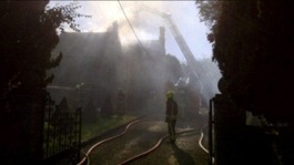 Fire destroys part of Luckington Manor in Wiltshire