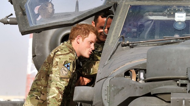 Prince Harry is based in Camp Bastion.