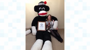 big sock monkey 48 tall