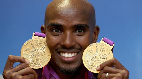 Olympic track hero Mo Farah who has revealed he was driven to win double gold so his newly-born twins would have one each.