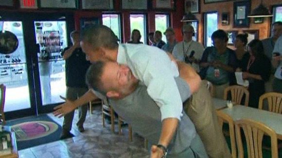 President Obama meets Scott Van Duzer