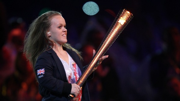 Ellie Simmonds during the Closing Ceremony