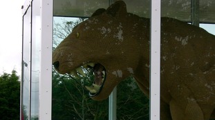 Crocheted lion