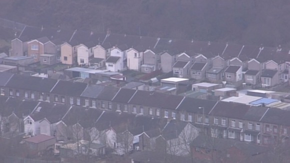 Row of terrace houses