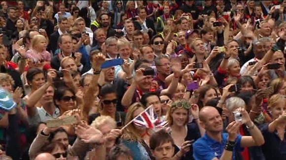 Crowds in London