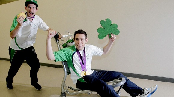 Double Gold medal winners Michael McKillop and Jason Smyth