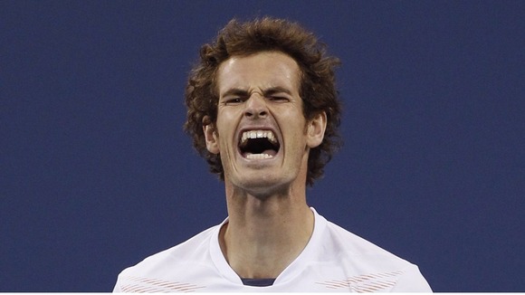 Andy Murray at the US open