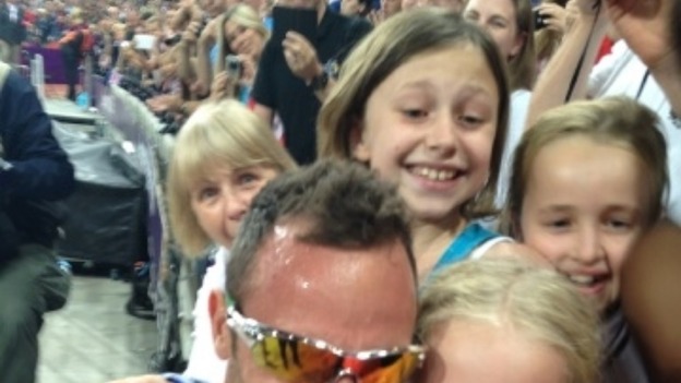 Pollyanna Hope with Oscar Pistorius.
