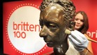 Preparations at the Royal College of Music in central London, prior to the launch of Britten 100 which will mark the birth of the composer