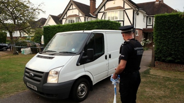 The al-Hilli family home in Claygate, Surrey.