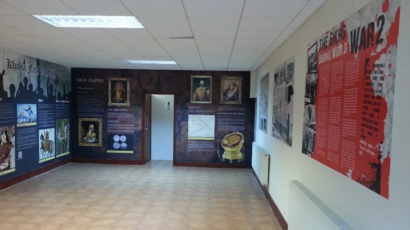 The exhibition in Wolverhampton today