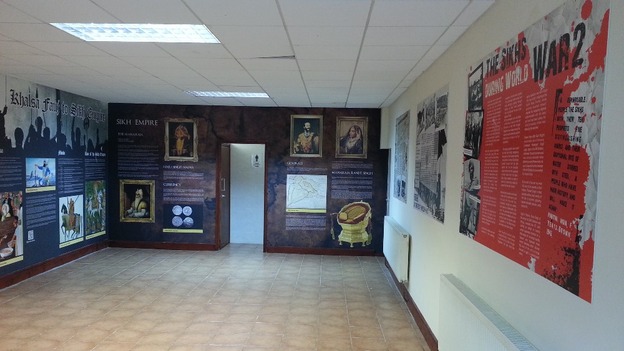 The exhibition in Wolverhampton today