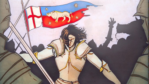 Emma Vieceli's artistic visual representation of the search for Richard III