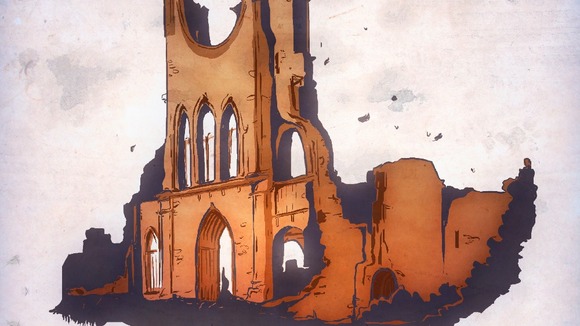 Emma Vieceli's artistic visual representation of the search for Richard III