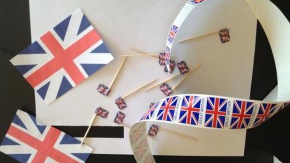 Posh's patriotic decorations