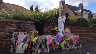 The scene of Delaney Brown's murder