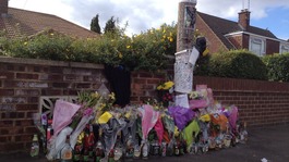 The scene of Delaney Brown's murder