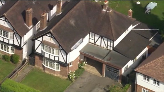 The al-Hilli family home in Claygate, Surrey