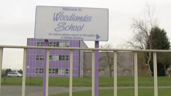 Woodlands School in Basildon where Leonie was a pupil
