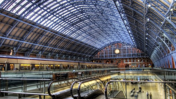 Roof of St Pancras Station