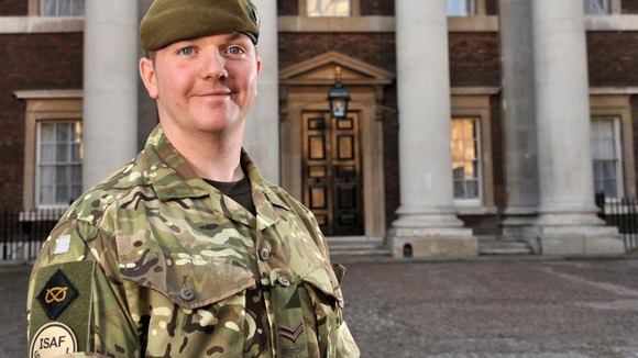 Corporal Carl Taylor from the Mercian Regiment