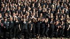 The Military Wives with choirmaster Gareth Malone.