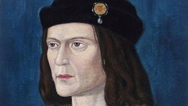 A portrait of King Richard III.