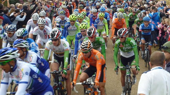Tour of Britain at  Trentham, Staffordshire