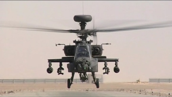 Apache helicopter