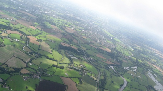 A449, River Severn, Worcester in the distance