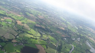 A449, River Severn, Worcester in the distance