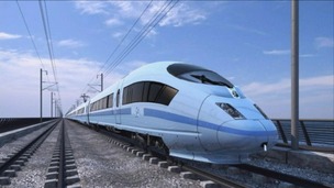 The proposed high speed rail link between Birmingham and London