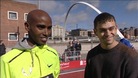 Friends Reunited: Mo Farrah and Malcolm Hassan have been friends for years