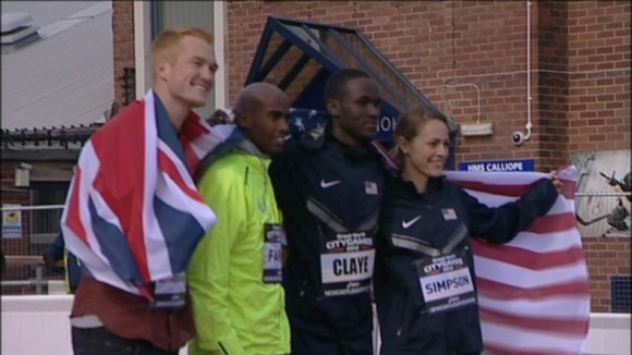 Olympians on the Quayside