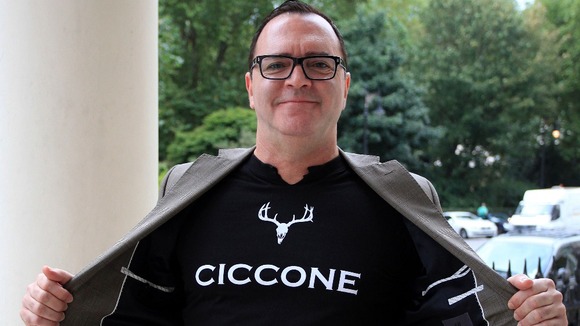 Christopher Ciccone arrives for the Nico Didonna Spring/Summer 2013 show