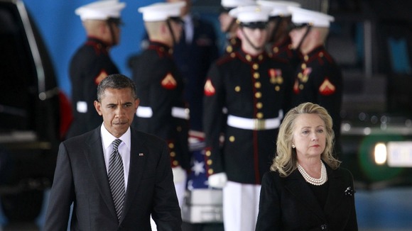 Obama and Clinton