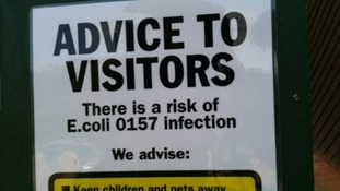 Children infected with e.coli