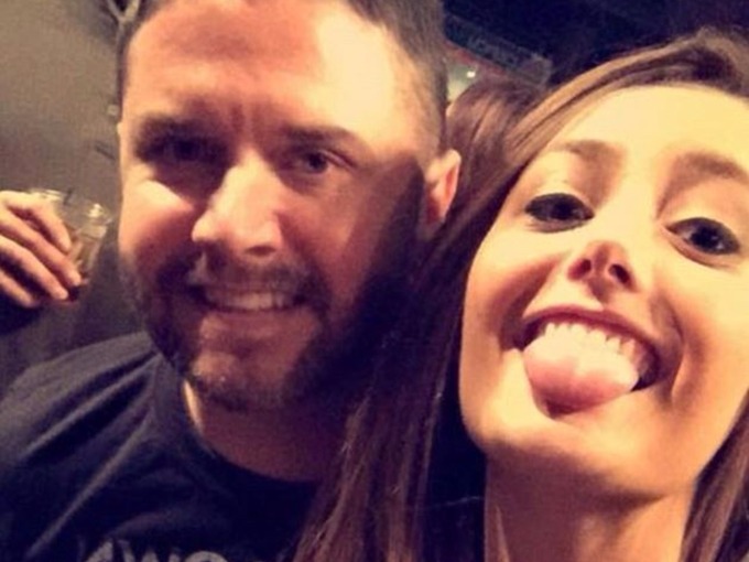 Ryan and Misty at a rock concert
