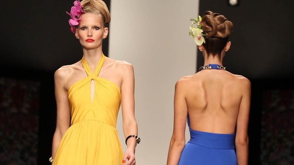 Model's take to the catwalk at Issa's show 