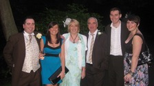 Chris McManus with his family