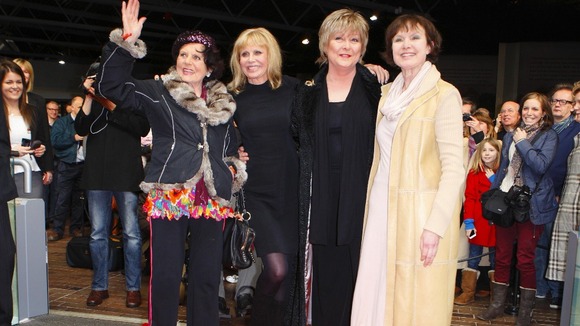 Former Bond girls Eunice Gayson, Britt Ekland, Jenny Hanley and Madeline Smith