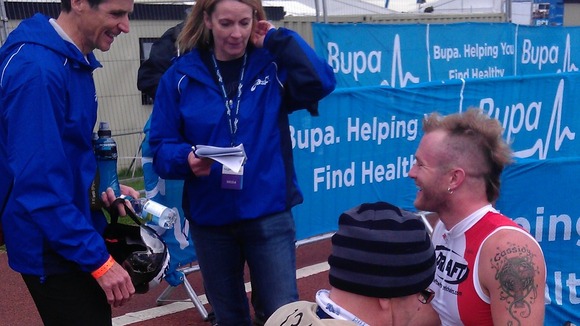Josh Cassidy wins the Men's Wheelchair race