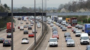 M25 in Surrey.