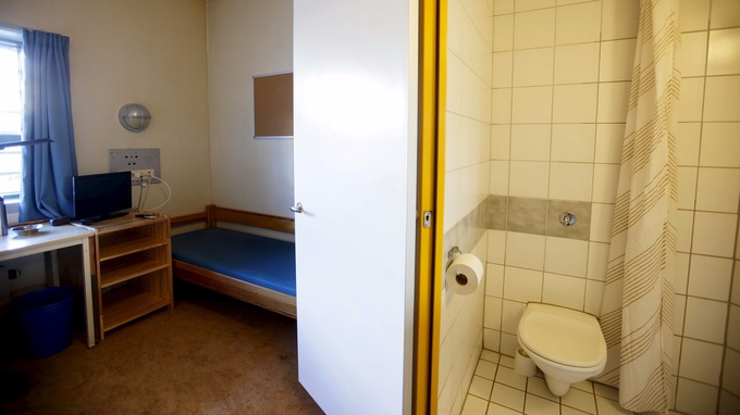 A general view of a cell inside the Skien prison where Anders Breivik is serving a 21-year sentence.