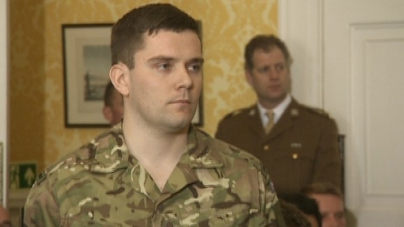 Medical Assistant Liam O’Grady from Walsall has been awarded a Military Cross for bravery after treating multiple injured colleagues