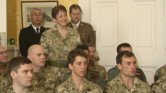 Lieutenant Victoria Long awarded the Queen’s Commendation for Valuable Service