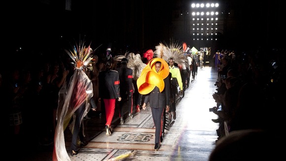 Lady Gaga London Fashion Week Philip Treacy 