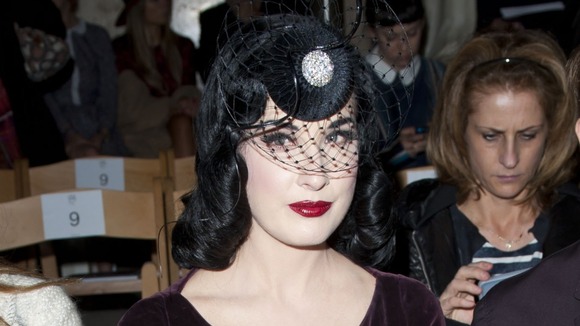 Lady Gaga London Fashion Week Philip Treacy 